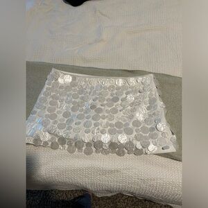 Peppermayo Movie Star Mini Skirt in Pearl